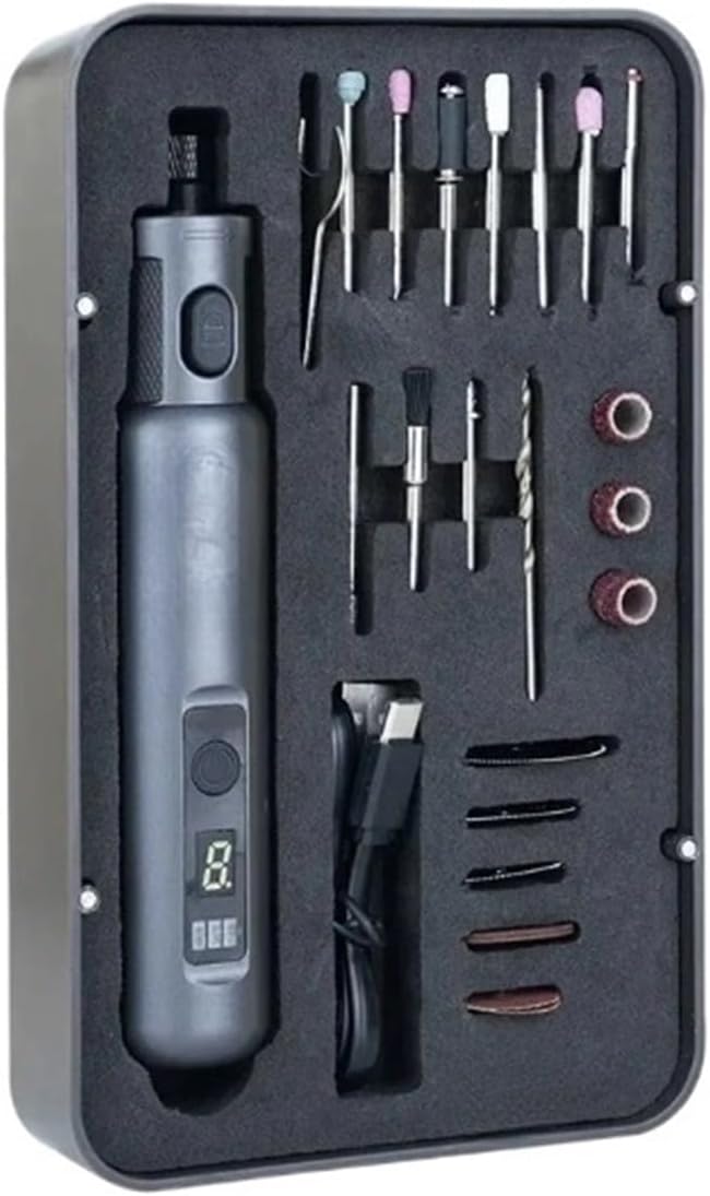 مجموعة أدوات دوارة لاسلكية متع - مراجعة Cordless Rotary Tool Kit Accessories وسعره