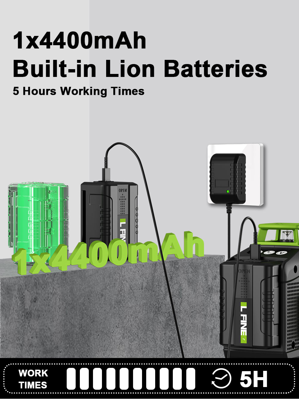 LFINE 4D 16 خطًا 360 مستوى ليز - مراجعة Laser Level 16 Lines 4D Green وسعره