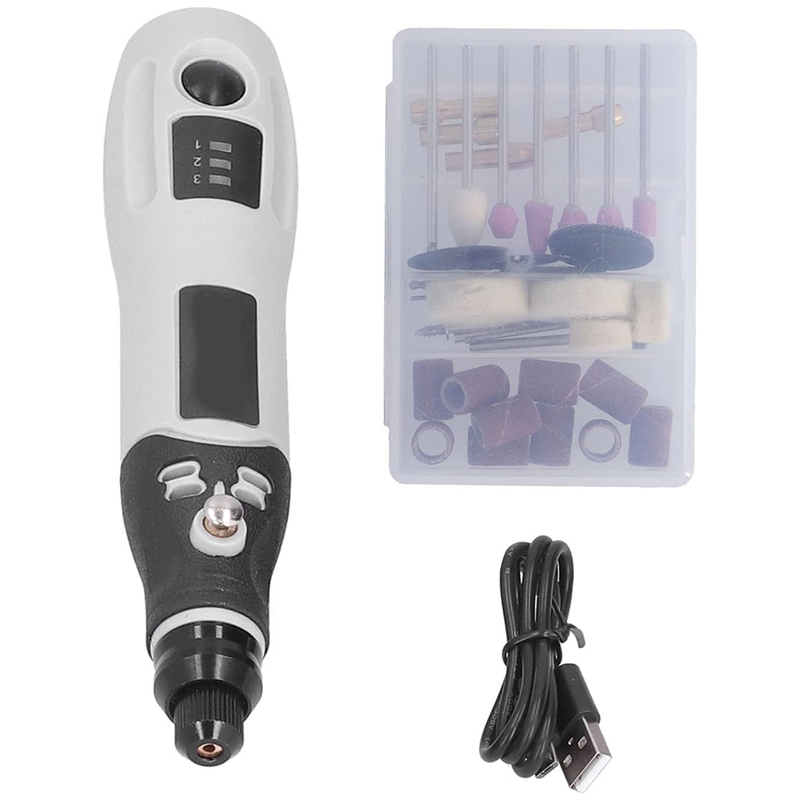 مجموعة أدوات الطحن الدوارة SHG - مراجعة Cordless Rotary Tool Kit Accessories وسعره