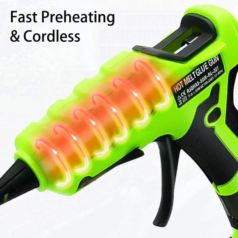 مسدس غراء حراري متوافق مع ماكي - مراجعة Hot Melt Glue Gun Cordless وسعره