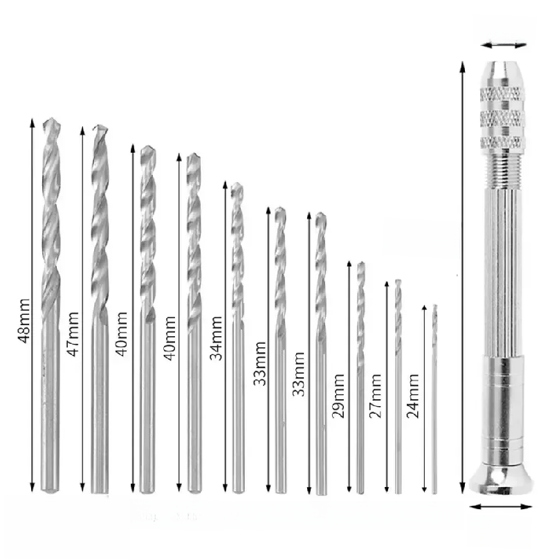 مثقاب يدوي صغير 0.8-3.0 مم، أد - مراجعة Hand Tools وسعره