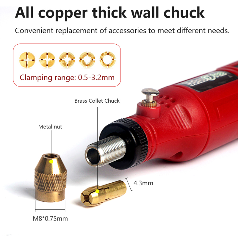 USB اللاسلكي مجموعة أدوات دوار - مراجعة Cordless Rotary Tool Kit Accessories وسعره
