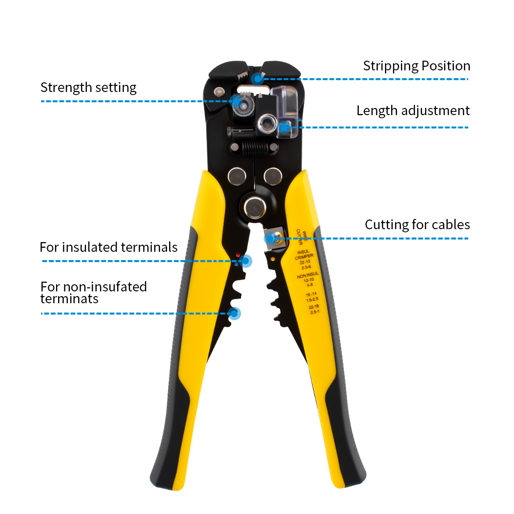 أداة يدوية متعددة الوظائف للكه - مراجعة Automatic Wire Stripper Cutter وسعره