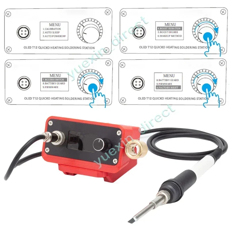 الكهربائية الرقمية T12 سبيكة ل - مراجعة Digital Soldering Station T12 وسعره