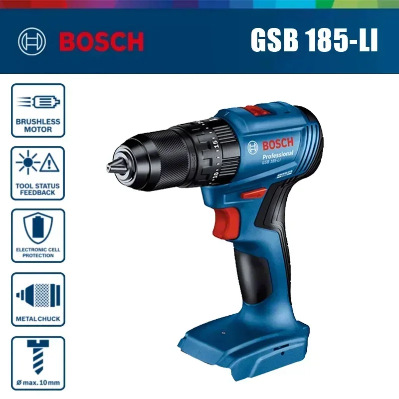 مثقاب طرق لاسلكي بدون فرشاة من - مراجعة Brushless Cordless Electric Drill 18V وسعره