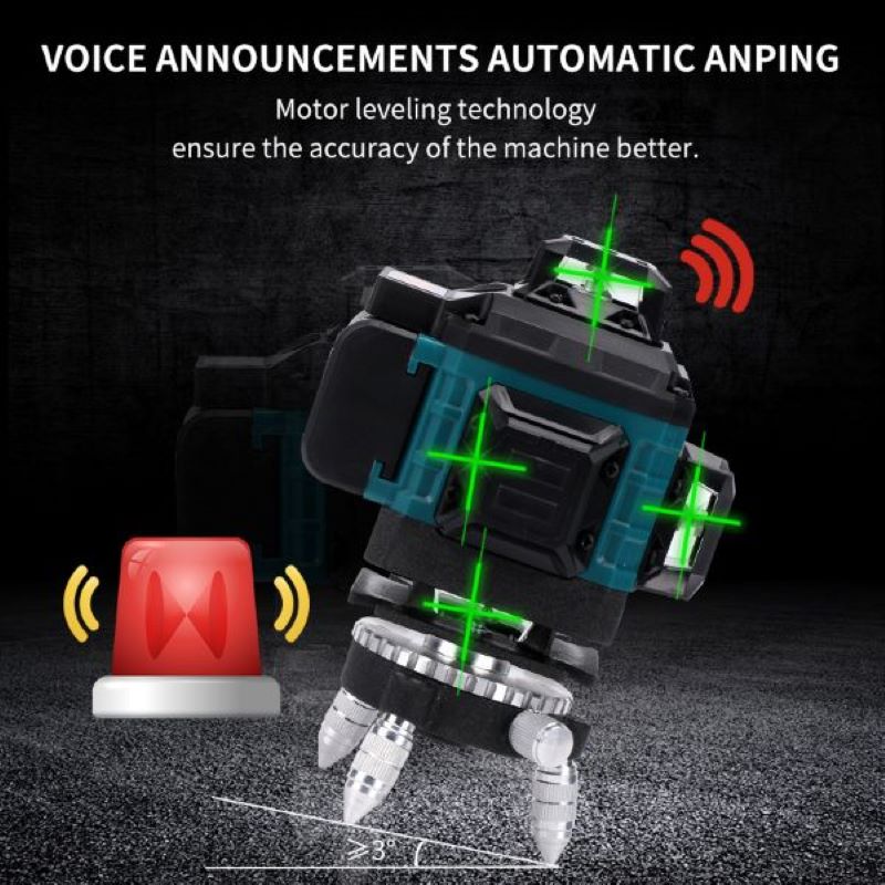 الرقمية 16 خط 4D الأخضر بالجمل - مراجعة Laser Level 16 Lines 4D Green وسعره