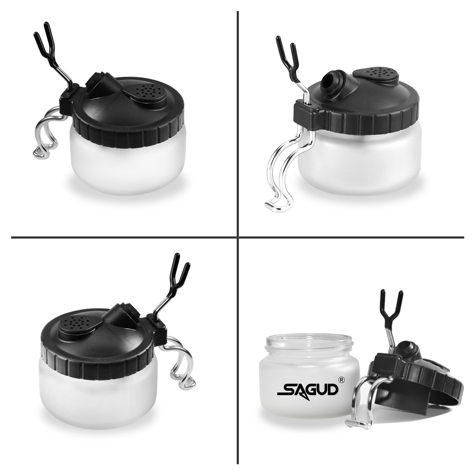 طقم تنظيف فرشاة الرش الهوائية  - مراجعة Airbrush Kit With Mini Compressor وسعره