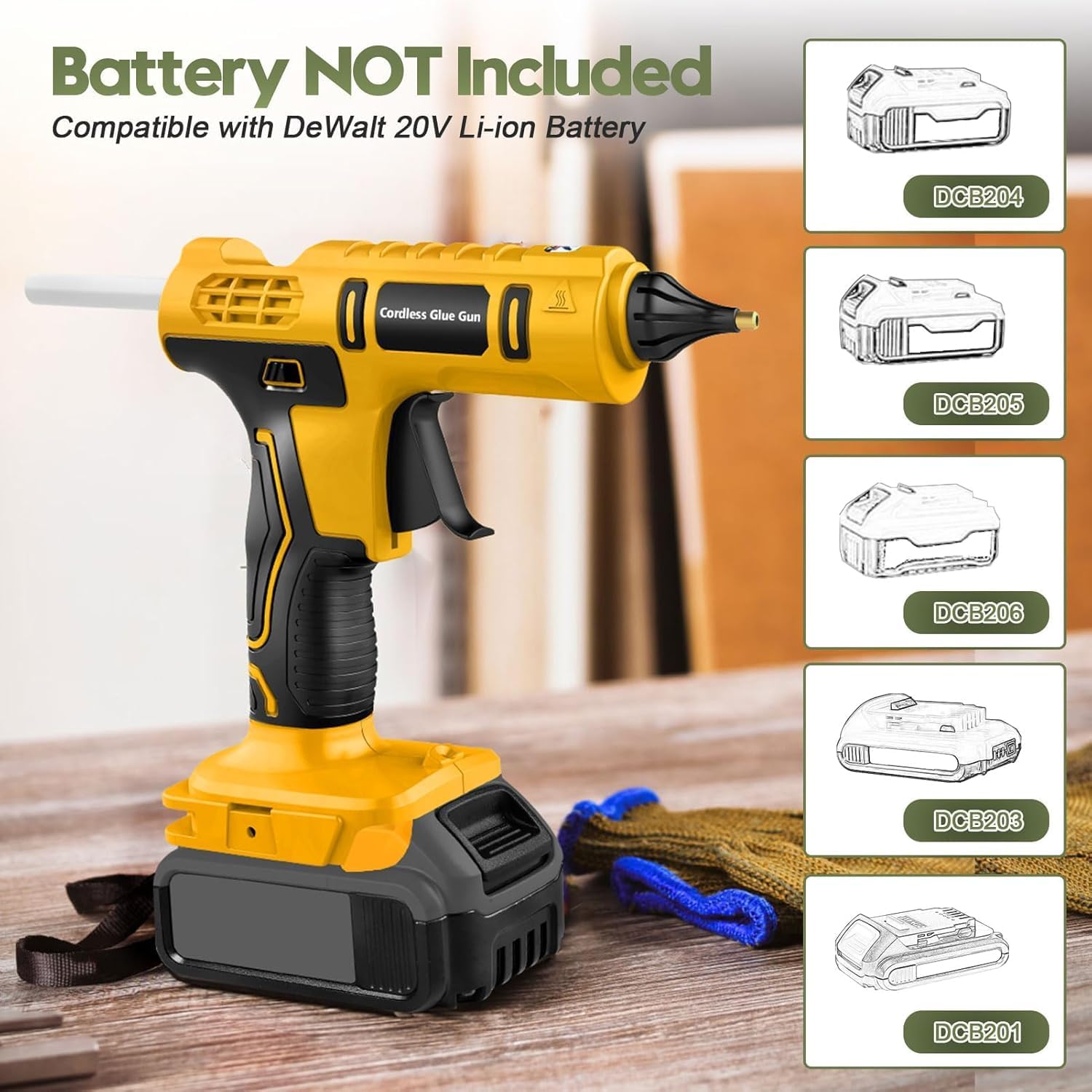 مسدس غراء ساخن لاسلكي 100 وات  - مراجعة Hot Melt Glue Gun Cordless وسعره
