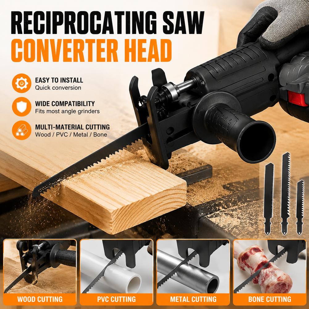 محول من المثقاب الكهربائي إلى  - مراجعة Reciprocating Saw Attachment Drill وسعره