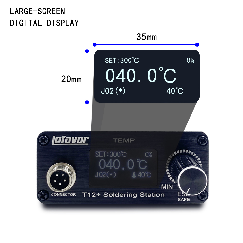 T12 + محطة لحام سبيكة لحام 1.3 - مراجعة Digital Soldering Station T12 وسعره